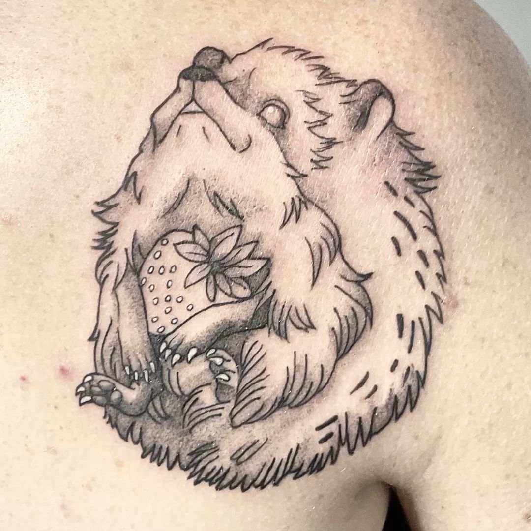 hedgehog tattoo - IG ar.gall